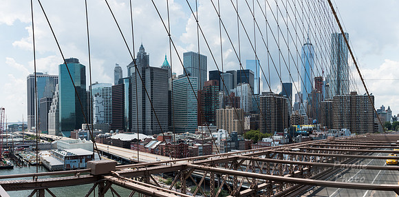 Downtown Manhattan from the Brooklyn Bridge