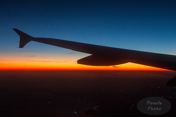 Sunset out the Window