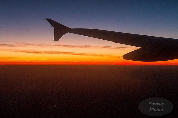 Sunset out the Window