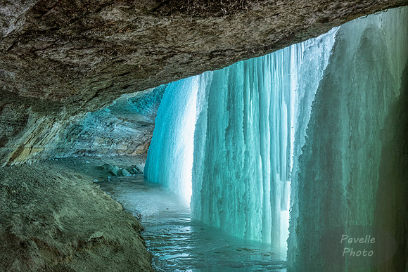 Minnehaha Falls in Winter
